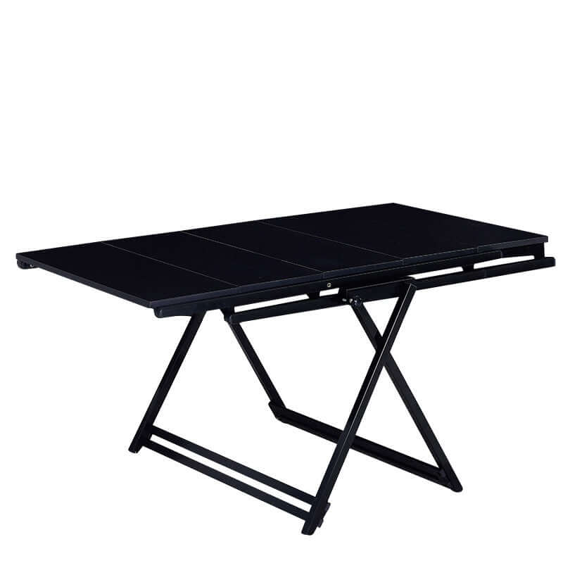 Walnut Folding Dining Table With Iron Frame