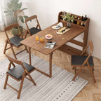 Walnut Folding Table, Small Size, Solid Wood