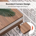 Walnut Lift-Top Coffee Table With Hidden Storage