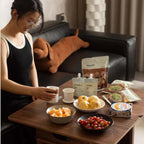 Walnut Lift Top Side Table with Storage Drawer