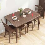 Walnut Oak Extendable Dining Table for 6-8 Seats