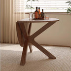 Walnut Solid Oak 39-Inch Table Set with 2 Chairs