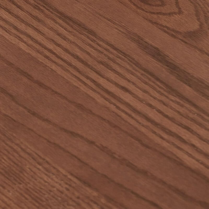 Walnut Wood Modern Two-Tier Nightstand with Hidden Pull Drawers