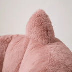 Whimsical Plush Bean Bag Lounge Chair Series With Elf-Ear Silhouette