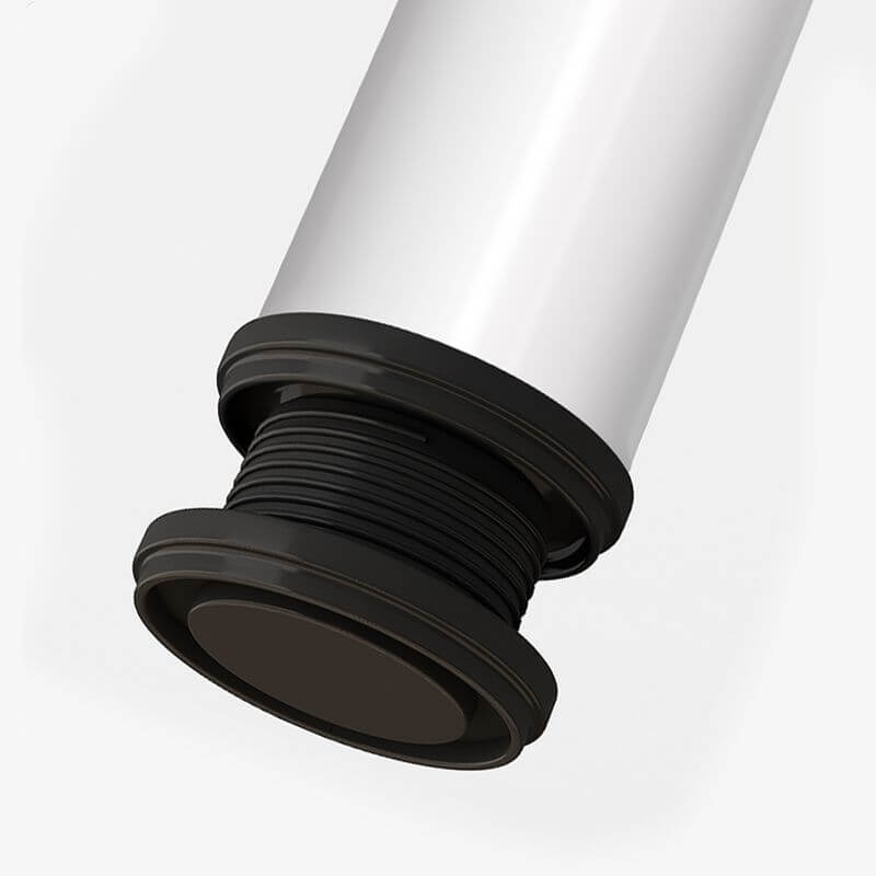 White Corner Computer Desk with Storage and Cable Management