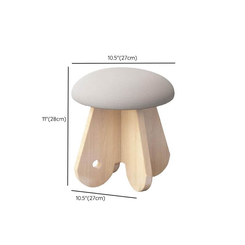 White Kids Chair and Table Set for Playroom - Modern Design Dimensions