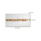 White Wood Display Filing Cabinet With Locking Storage Doors Dimensions