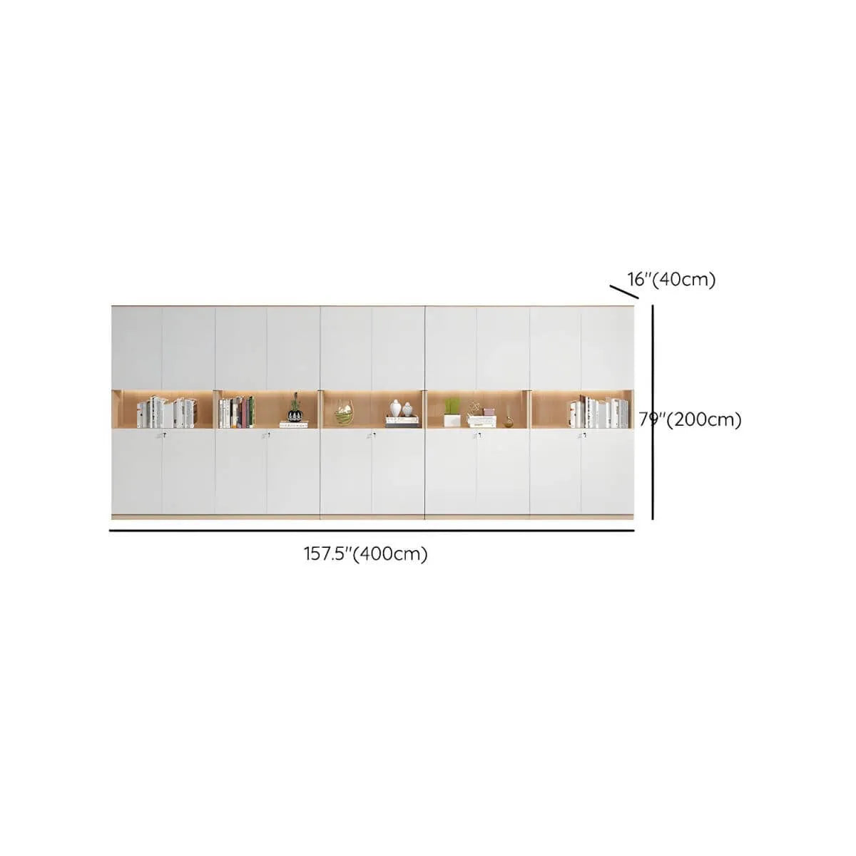 White Wood Display Filing Cabinet With Locking Storage Doors Dimensions