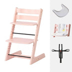 Wooden Beech Dining Chair Set - Natural Finish, Solid Design