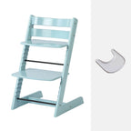 Wooden Beech Dining Chair Set - Natural Finish, Solid Design