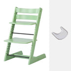 Wooden Beech Dining Chair Set - Natural Finish, Solid Design