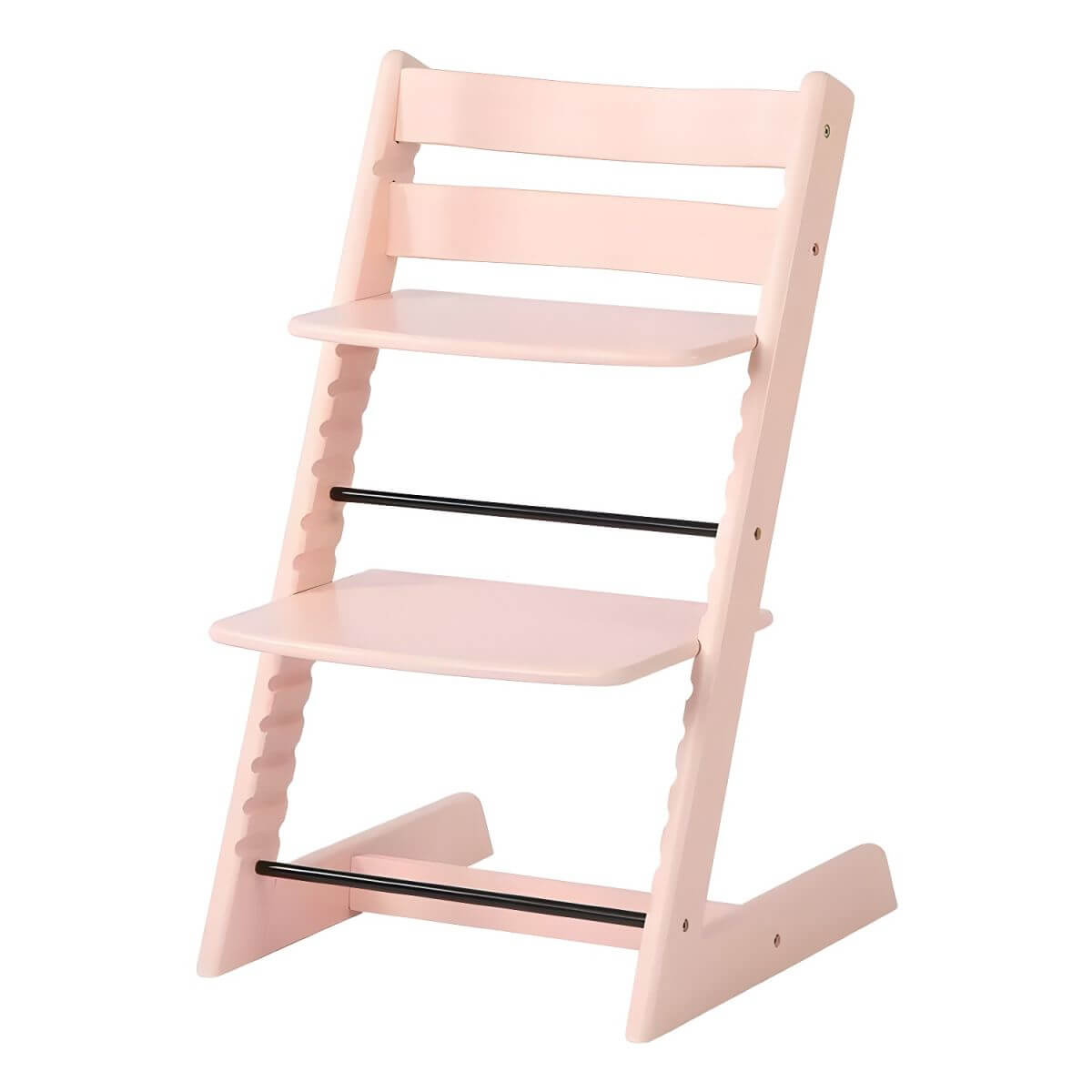 Wooden Beech Dining Chair Set - Natural Finish, Solid Design