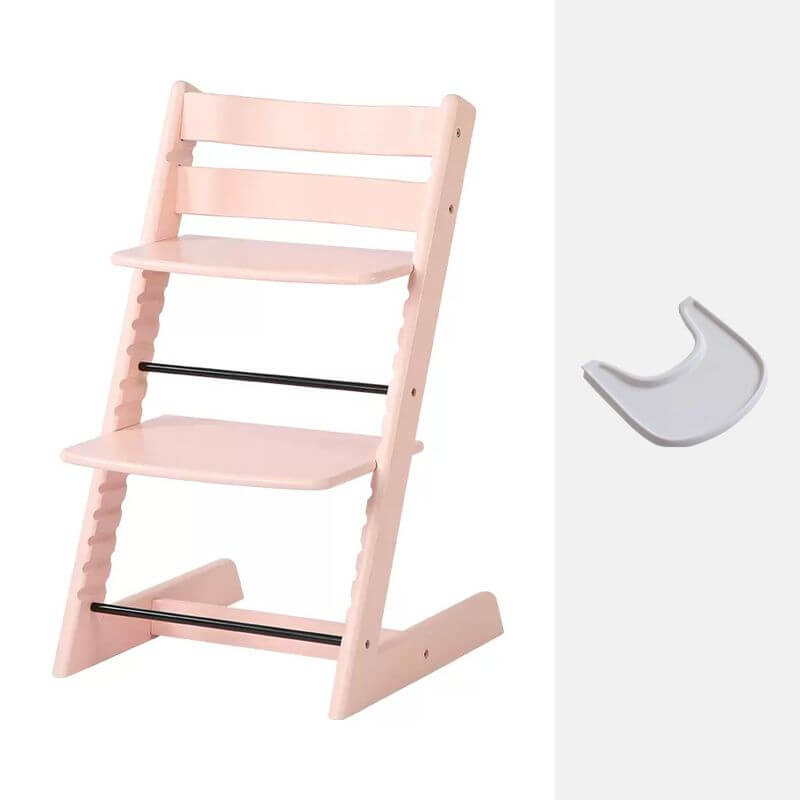 Wooden Beech Dining Chair Set - Natural Finish, Solid Design