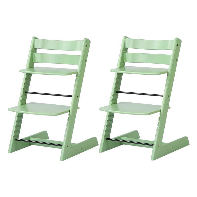 Wooden Beech Dining Chair Set - Natural Finish, Solid Design