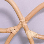 Wooden Bowknot Back Kids Chair - Natural Finish