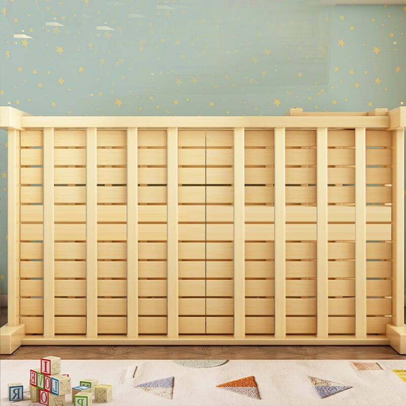 Wooden Bunk Bed With Ladder & Drawers - Natural Finish