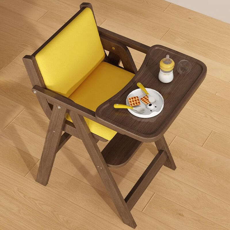 Wooden Kids Activity Chair With Arms - Brown/Pink