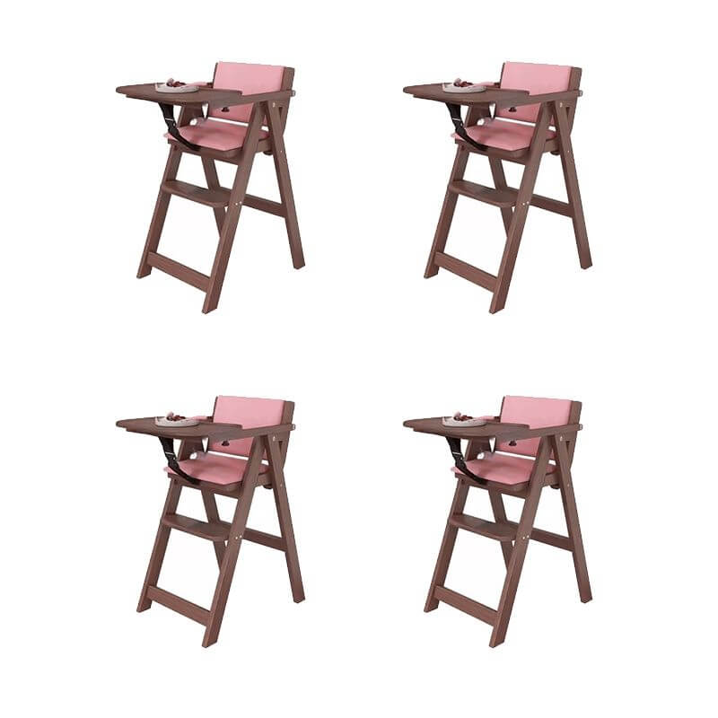 Wooden Kids Activity Chair With Arms - Brown/Pink