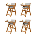 Wooden Kids Activity Chair With Arms - Brown/Pink