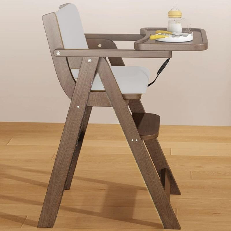 Wooden Kids Activity Chair With Arms - Brown/Pink