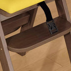 Wooden Kids Activity Chair With Arms - Brown/Pink