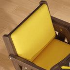 Wooden Kids Activity Chair With Arms - Brown/Pink