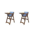 Wooden Kids Activity Chair With Arms - Brown/Pink