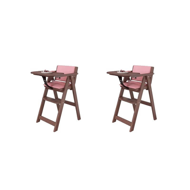 Wooden Kids Activity Chair With Arms - Brown/Pink