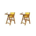 Wooden Kids Activity Chair With Arms - Brown/Pink