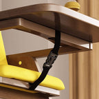 Wooden Kids Activity Chair With Arms - Brown/Pink