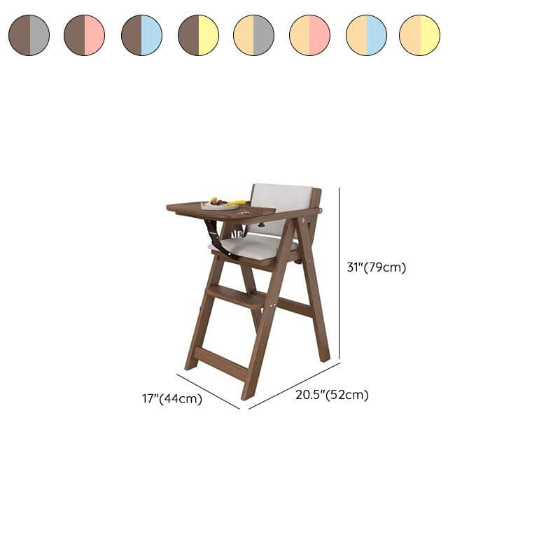 Wooden Kids Activity Chair With Arms - Brown/Pink Dimensions