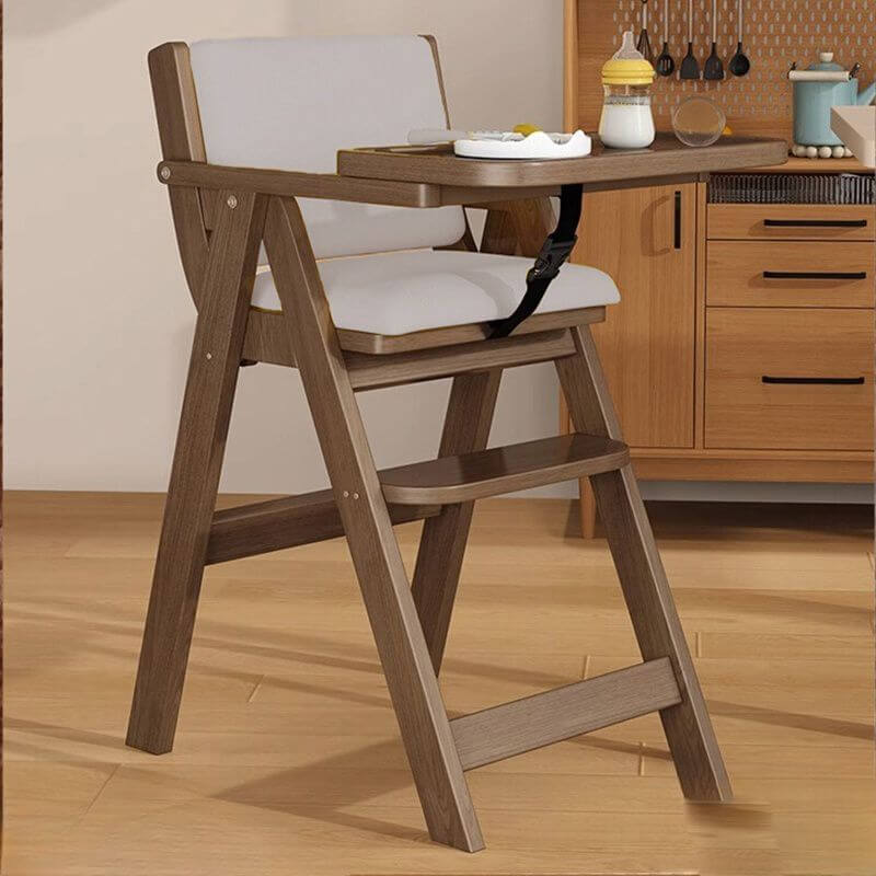 Wooden Kids Activity Chair With Arms - Brown/Pink Main Product Image