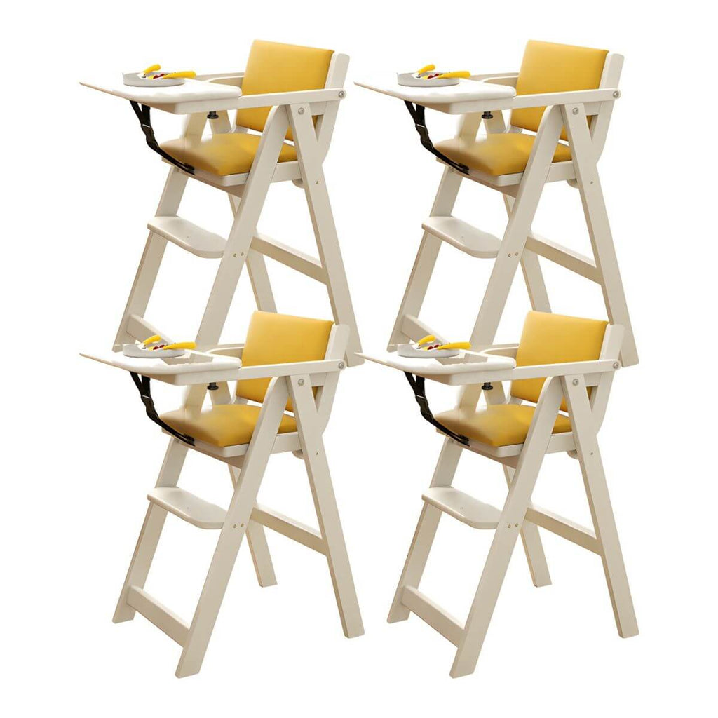 Wooden Kids Chair With PU Upholstery - Walnut/Blue