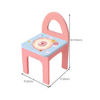 Wooden Kids Vanity Set with Mirror, Drawers & Chair – Pink & White Dimensions