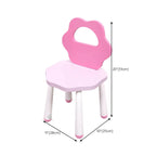 Wooden Kids Vanity Set with Mirror, Drawers & Chair – Pink & White Dimensions