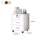 Woodgrain Locking Filing Cabinet With Door, Drawers And Casters Dimensions