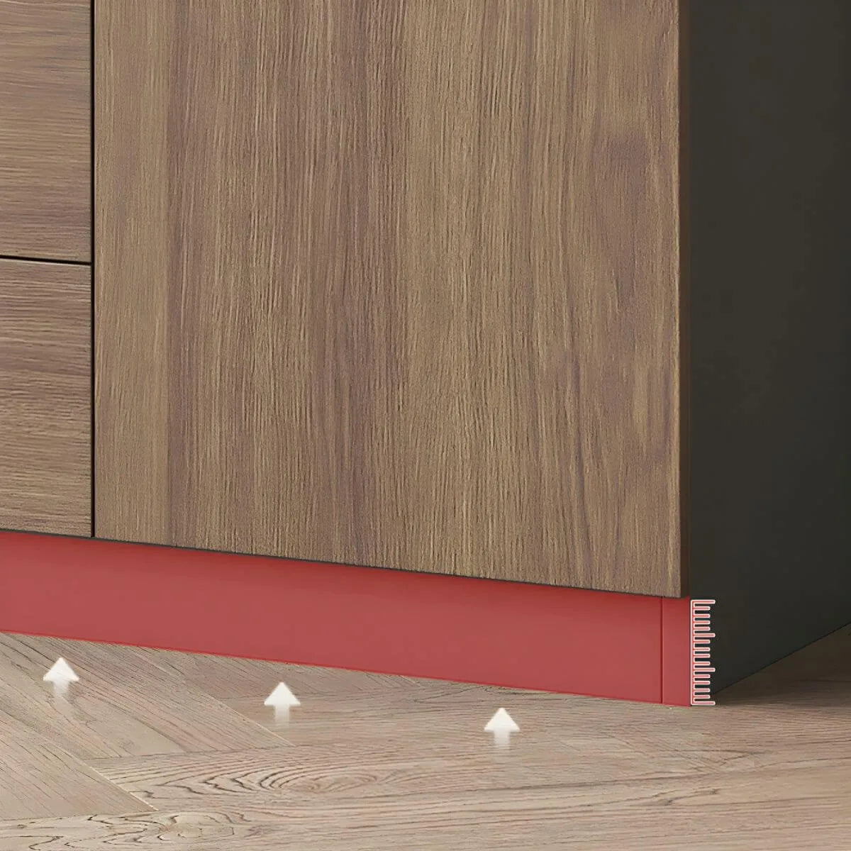 Woodgrain Storage Credenza Filing Cabinet With Drawers And Side Shelves