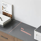 Woodgrain Storage Credenza Filing Cabinet With Drawers And Side Shelves