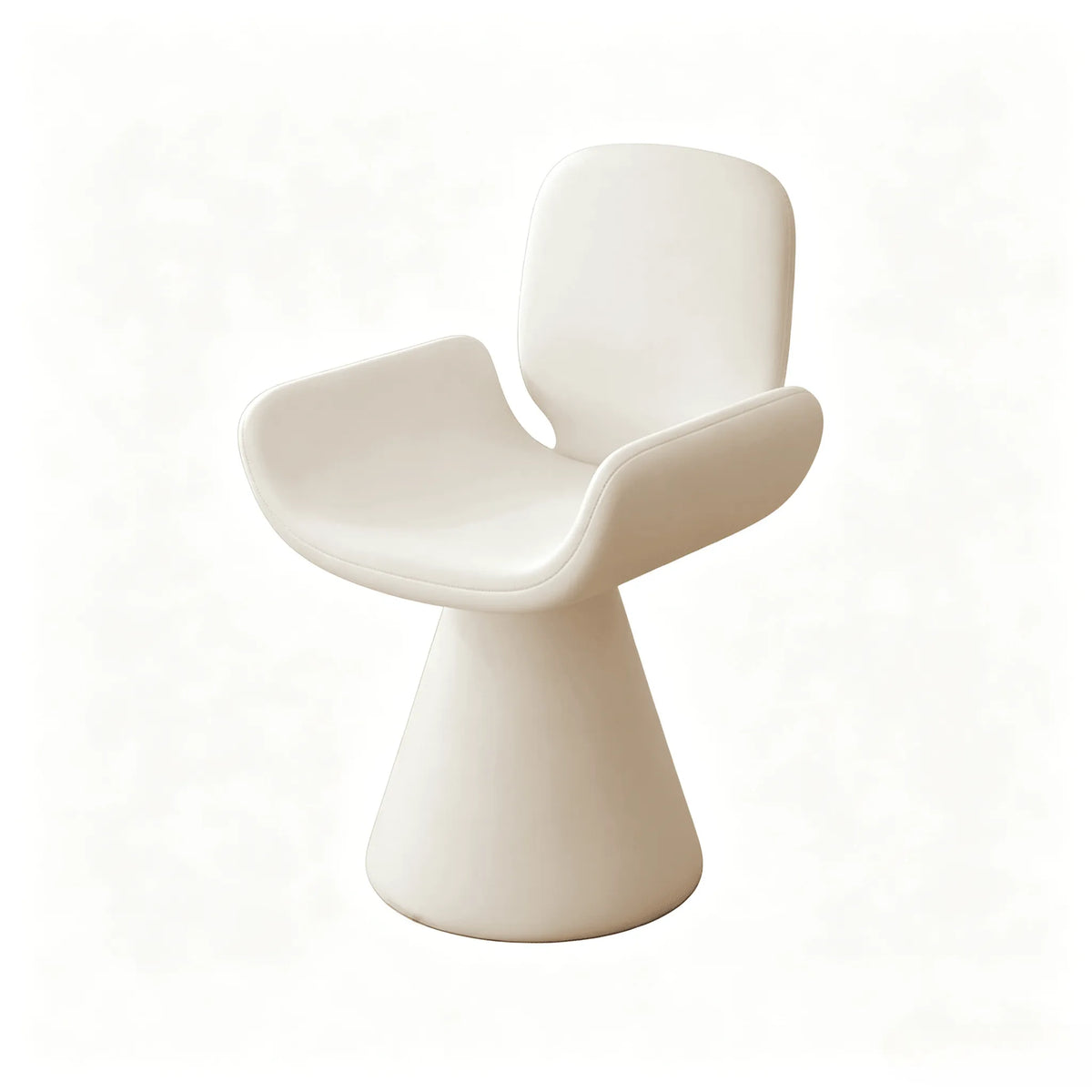 Zebra Print Sculptural Swivel Accent Vanity Chair Series in Velvet