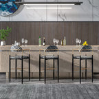 Zebra Upholstered Accent Seating Series With Curved Arms and Metal Frame