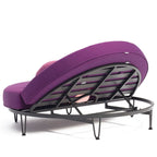Convertible Patio Daybed with Bluetooth Speaker and LED for Outdoor Leisure