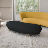 Modern White Velvet Bench Upholstered Curved Bench for End of Bed with Metal Legs