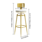 Modern Green Velvet Swivel Adjustable Counter Height Bar Stools Set of 2 with Back