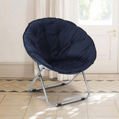 Papasan chair featuring 31.5 inch wide velvet seat for elegant and relaxing ambiance