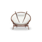 Comfortable and inviting papasan chair with a 44.5'' wider seat for enhanced relaxation