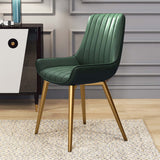 Dining Chairs with PU Leather Upholstery & High Back Dining Table Chair Set of 2