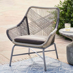 PE Rattan Outdoor Patio Chair with Cushion Pillow Included Set of 2 for Relaxing Outdoors