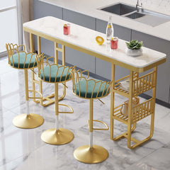 Luxurious Blue Velvet Swivel Bar Stools with Backrest - Set of 2 Counter Height Chairs for Kitchen Island