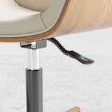 Leather Modern Home Office Chair Upholstered High Back Executive Chair Creative Chair