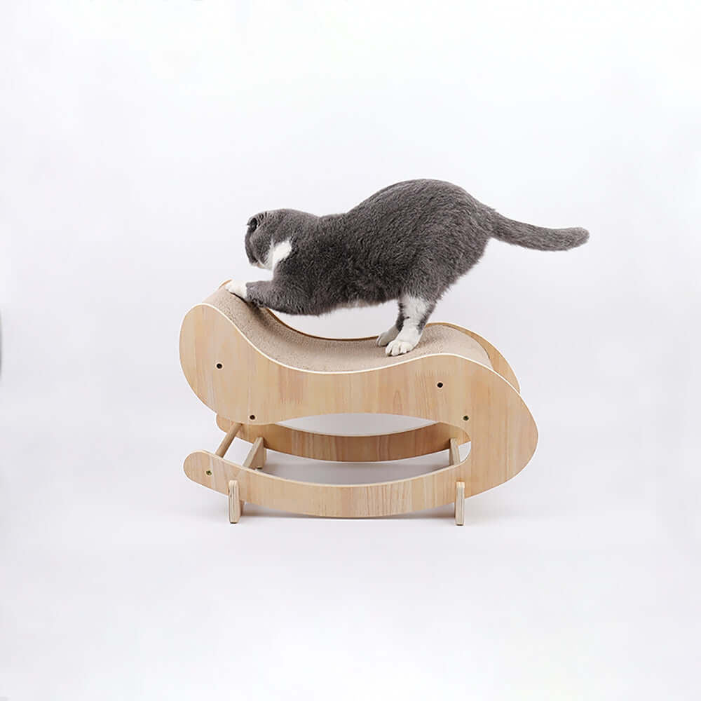 Sturdy and stable rocking chair with 21.3 inch length for your cat's relaxation Main image